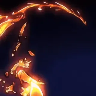 🔪 d51a47c2 api, nyala, animasi, oranye, panas telegram sticker