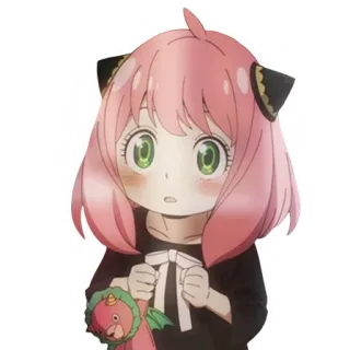 😳 923da167 Anya Forger Spy x Family Anime, Spy x Family, Anya Forger, Leuk, Cartoon, Personage telegram sticker