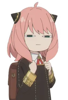 😑 97e097ad Anya Forger Spy × Family Anime, Meisje, Schattig, Spy Family, Anya Forger, Zelfgenoegzaam telegram sticker