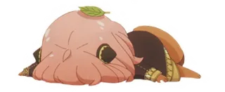 😶 b3788790 Anya Forger Spy x Family Anya Forger, Spy x Family, Anime, Chibi, Schattig, Slaperig telegram sticker