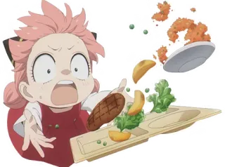 😱 d56590df Anya Forger Spy × Family Anime, Schattig, Boos, Eten, Personage, Anya Forger, Spy x Family, Boos telegram sticker