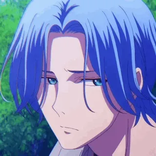 ➿ cf0d9cd6 Langa Hasegawa SK8 the Infinity アニメ, 漫画, ランガ・ハセガワ, SK∞ エスケーエイト, 青髪, キャラクター, まんが telegram sticker