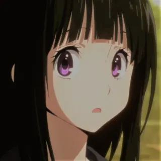 👀 4ba6fa0a anime, girl, portrait, cartoon, illustration telegram sticker