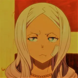 😒 eb607060 anime, girl, woman, expression, cartoon, character telegram sticker