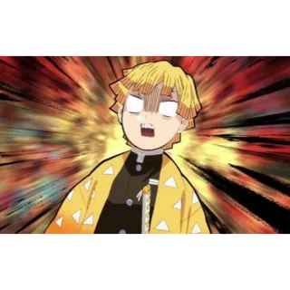 😱 70166bca Zenitsu Agatsuma Demon Slayer Anime, Postać, Demon Slayer, Zenitsu, Manga, Kreskówka telegram sticker