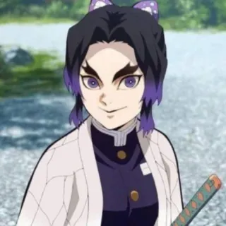 👺 b76d3ba6 Shinobu Kocho Demon Slayer Anime, Demon Slayer, Shinobu Kocho, Manga, Kreskówka telegram sticker