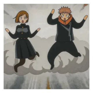 🤣 ec5dd919 Nobara Kugisaki Jujutsu Kaisen Anime, Nobara Kugisaki, Jujutsu Kaisen, Zszokowany/a, Jump telegram sticker