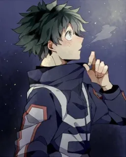 😗 0ef87473 Izuku Midoriya My Hero Academia Anime, My Hero Academia, Izuku Midoriya, Deku, Fanart, Manga telegram sticker
