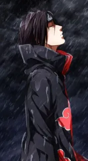 🌧 f86eb286 Itachi Naruto Anime, Naruto, Itachi, Manga, Uchiha telegram sticker