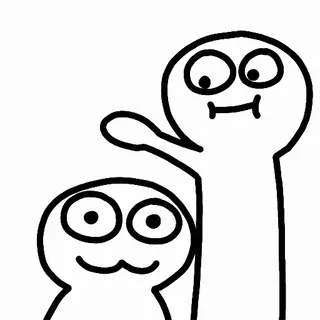 ☺️ 1db63d57 Cartoon, Personage, Grappig, Humor whatsapp sticker