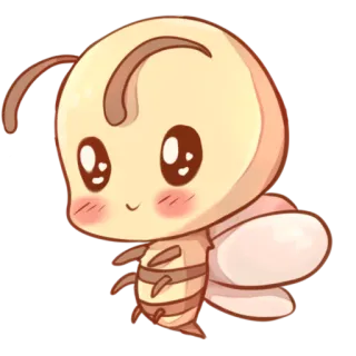 🐝 d173c532 насекомое, пчела, милый, мультик, каваий, животное, жук telegram sticker