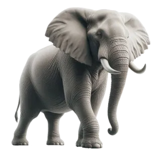 🌍 4aefb957 elefante, animale, mammifero, fauna selvatica, natura, africa, grigio whatsapp sticker