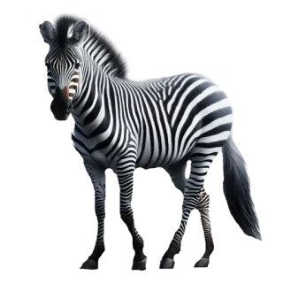 🌍 77854f4f zebra, animale, fauna selvatica, strisce, mammifero, equino whatsapp sticker
