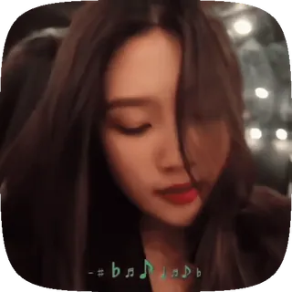 ✈️ d9468d94 b music, note, letter whatsapp sticker