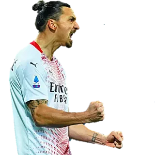 🤜 404cc82a Zlatan Ibrahimović calcio, football, atleta, celebrazione, sport, Zlatan Ibrahimović telegram sticker