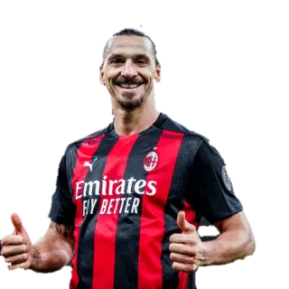 👍 4857b203 Zlatan Ibrahimović calcio, calcio, sport, atleta, Ibrahimović, Milan telegram sticker