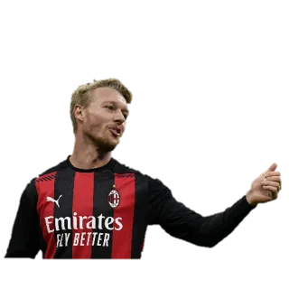 👍 5639a9bf calcio, calcio, sport, atleta, pollice in su telegram sticker