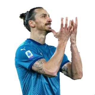 😕 7cd1d8c7 Zlatan Ibrahimović calcio, calciatore, giocatore, Zlatan Ibrahimović, atleta telegram sticker