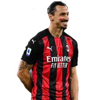 😉 8ff04e08 Zlatan Ibrahimović Zlatan Ibrahimović, calcio, Milan, calcio, sport telegram sticker