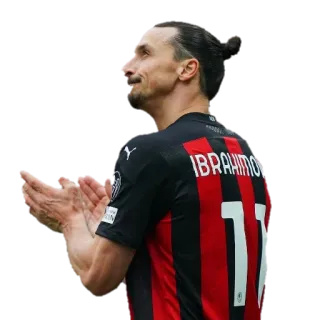 👏 94d84b78 Ibrahimovic IBRAHIMO calcio, giocatore, atleta, sport, sport telegram sticker