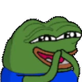 😄 41919d63 Pepe the Frog pepe, katak, meme, feels good man, meme internet whatsapp sticker