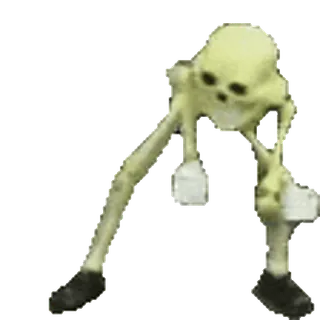 🦴 6002c8c0 kerangka, lucu, menari, meme, menyeramkan, humor whatsapp sticker