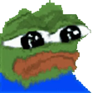 😭 6f633c4f Pepe the Frog pepe, katak, meme, katak sedih, meme internet whatsapp sticker