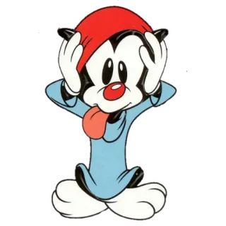 😱 28cfc6f4 Yakko Warner Animaniacs cartoon, animaniacs, yakko warner, character, funny, sticker whatsapp sticker