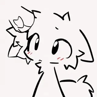 😠 2a2012ff Kartun, Lucu, Binatang, Berbulu, Sketsa telegram sticker