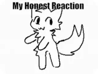 🤙 9cfa4a31 My Honest Reaction Kartun, Reaksi, Furry, Binatang, Meme telegram sticker