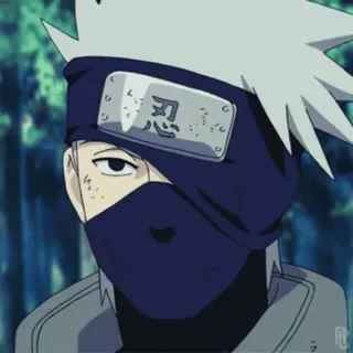 🌟 b4106582 Kakashi Naruto 忍 Anime, Manga, Ninja, Kakashi, Naruto whatsapp sticker