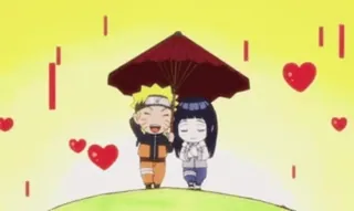 ❤ 2a92b766 Naruto Anime, Amor, Coração, Fofo, Casal whatsapp sticker