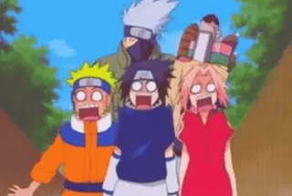 😫 6f295e52 Naruto Anime, Equipe, Surpreso, Desenho animado, Personagens whatsapp sticker