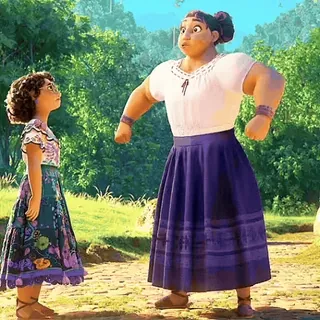 🥰 1ba5e693 Luisa Madrigal Encanto Luisa Madrigal, Encanto, Disney, animasi, karakter whatsapp sticker