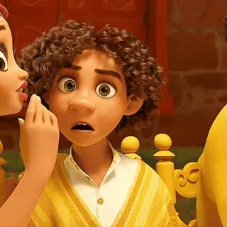 😳 c20a412d Camilo Madrigal Encanto animasi, Camilo, Encanto, Disney, terkejut, kaget, rambut keriting whatsapp sticker