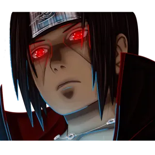 😠 10f64fbb Itachi Naruto Itachi Uchiha, Naruto, Anime, Manga, Ninja, mata merah, Klan Uchiha whatsapp sticker