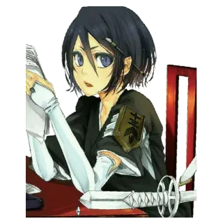 📝 7a9d2537 Rukia Kuchiki Bleach Anime, Manga, Personnage, Épée, Bleach, Rukia Kuchiki telegram sticker