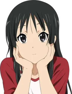 🤨 7fd076bf anime, girl, cute, cartoon, manga, portrait whatsapp sticker