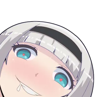 🤤 48b95764 anime, girl, cute, drool telegram sticker