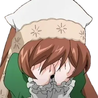 😥 f46ec075 anime, manga, cartoon, crying, sad, girl, tears, character telegram sticker