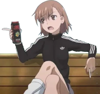 Anime Anxiety - @Otakuzdream whatsapp stickers