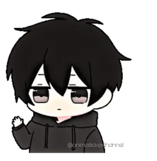 🙋‍♂ 44403ccb @animestickerchannel anime, pegatina, canal, dibujos animados whatsapp sticker