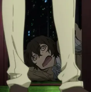 😰 f9bdc208 Dazai Osamu Bungo Stray Dogs Anime, Cartoon, Lustig, Dazai, Bungo Stray Dogs telegram sticker