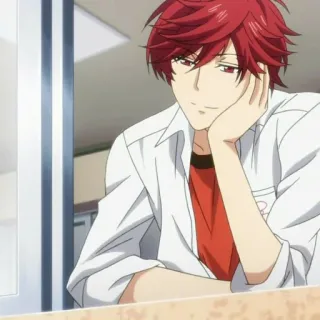 🥀 2aed99d2 Anime, Pelo rojo, Manga, Personaje, Masculino, Guapo telegram sticker
