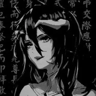 Anime dark aesthetic :: @fStikBot whatsapp stickers