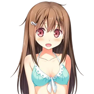 Anime girls @a1exstickers whatsapp stickers