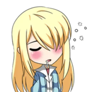 💤 a7aac536 Anime, Kartun, Chibi, Lelah, Mengantuk, Kawaii telegram sticker