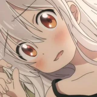 😳 602d2d02 anime, girl, cute, manga, cartoon, kawaii whatsapp sticker