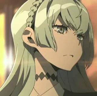 🙄 99b16836 anime, girl, character, portrait whatsapp sticker