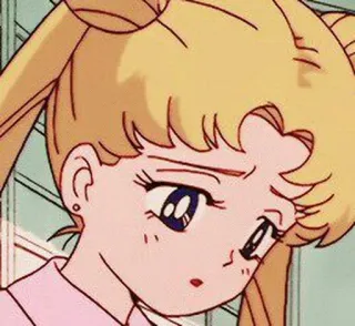😔 bbd1ce9d Sailor Moon Аниме, Сейлор Мун, Мультфильм, Девушка, Милый, Мультфильм, Персонаж telegram sticker